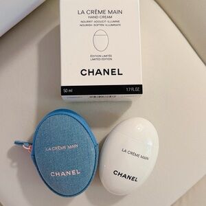 CHANEL La Crème Main Hand Cream with Denim Case (Hand cream & pouch included)